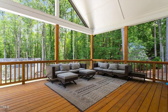 88 Priscilla Ln, Fuquay Varina, NC 27526 - wooden deck with outdoor lounge area