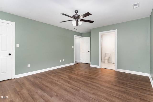 1006 Mingo Pl, Knightdale, NC 27545 - unfurnished bedroom featuring wood finished floors and connected bathroom