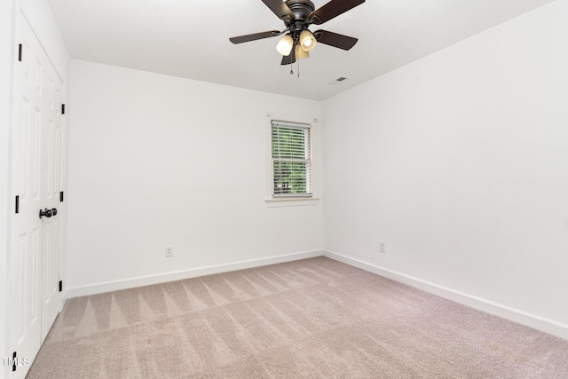 1006 Mingo Pl, Knightdale, NC 27545 - unfurnished room featuring light colored carpet and a ceiling fan