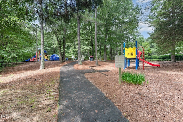 1006 Mingo Pl, Knightdale, NC 27545 - communal playground with view of scattered trees