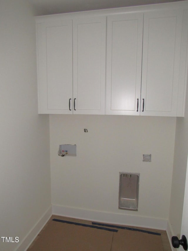 1155 Shonele Ln, Stem, NC 27581 - washroom with hookup for a washing machine and cabinet space