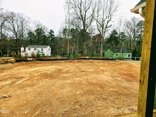 5905 Genesee Dr, Home, Durham, NC 27712 - view of yard featuring view of wooded area