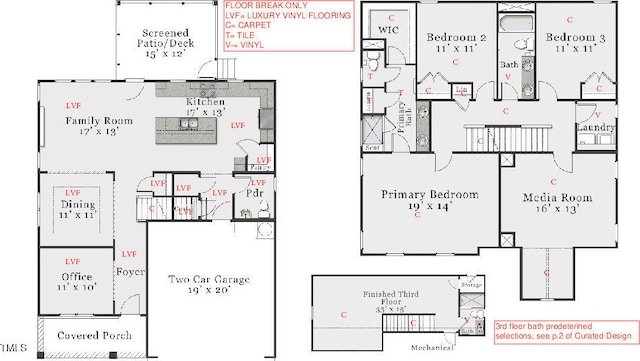 5905 Genesee Dr, Home, Durham, NC 27712 - view of room layout