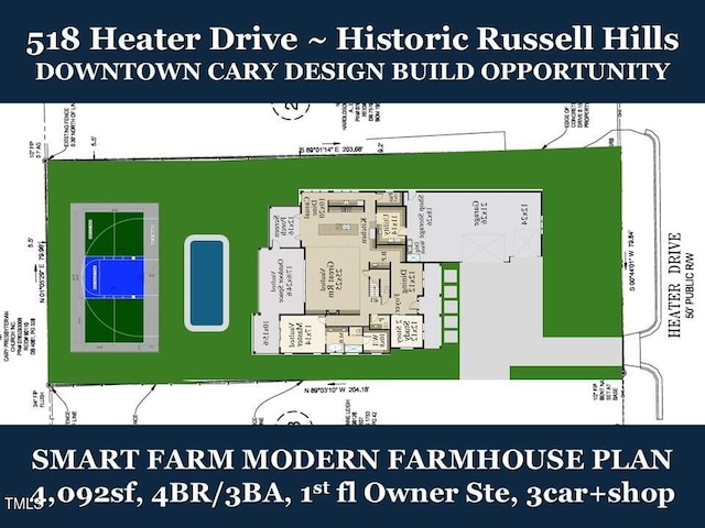 518 Heater Dr Unit B, Cary, NC 27511 - view of room layout