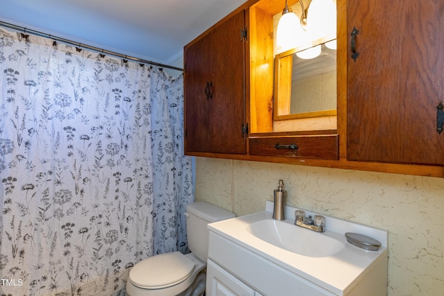 3013 Avery St, Raleigh, NC 27610 - full bathroom with vanity and a shower with shower curtain