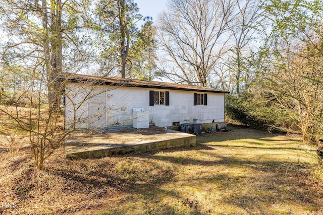 3013 Avery St, Raleigh, NC 27610 - view of side of home featuring a yard