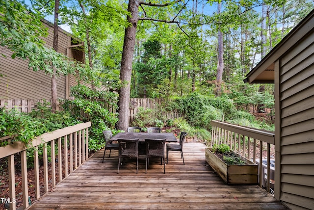 113 Twisted Oak Pl, Durham, NC 27705 - deck with outdoor dining space