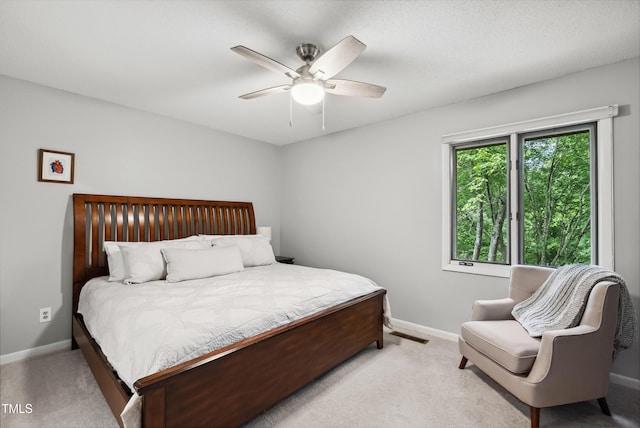 113 Twisted Oak Pl, Durham, NC 27705 - bedroom featuring carpet flooring and ceiling fan