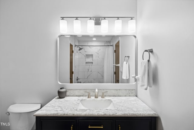 113 Twisted Oak Pl, Durham, NC 27705 - full bath featuring vanity and a shower with shower curtain