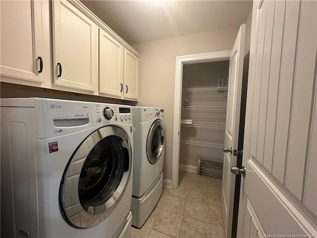3014 Eaglecrest Ln, Fayetteville, NC 28306 - washroom featuring washer and dryer and cabinet space