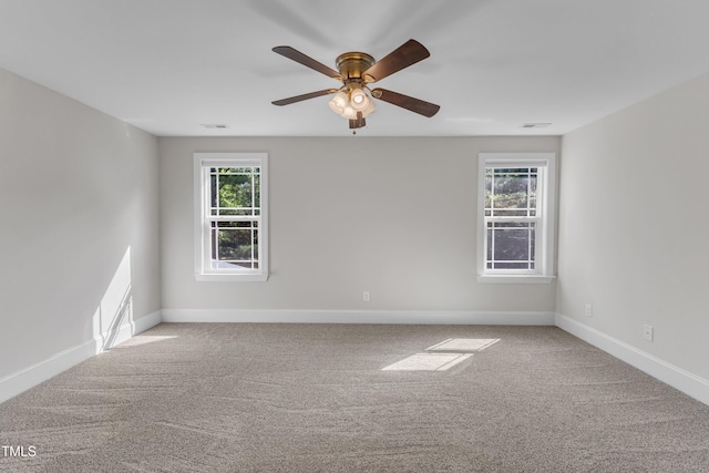 6332 Mountain Oaks Way, Wake Forest, NC 27587 - carpeted spare room with ceiling fan and baseboards
