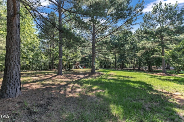 6332 Mountain Oaks Way, Wake Forest, NC 27587 - view of green lawn featuring a playground