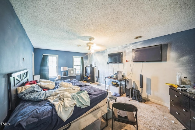 2504 Lancaster Rd NW, Wilson, NC 27896 - carpeted bedroom featuring baseboards and a textured ceiling