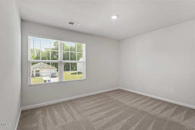154 Taverners Ln, Angier, NC 27501 - spare room with carpet and recessed lighting