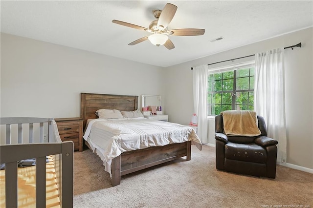 3511 Rolls Ave, Fayetteville, NC 28311 - carpeted bedroom featuring ceiling fan and baseboards