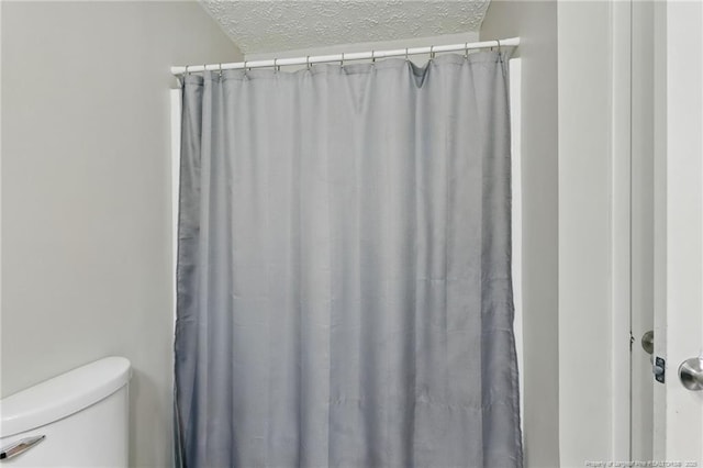 3511 Rolls Ave, Fayetteville, NC 28311 - full bathroom with a textured ceiling and a shower with shower curtain
