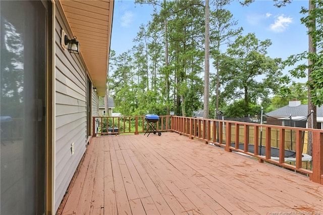 3511 Rolls Ave, Fayetteville, NC 28311 - view of wooden terrace