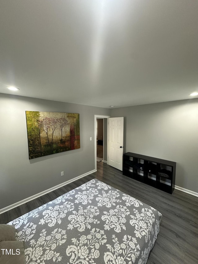5809 Iris Lake Ct, Raleigh, NC 27604 - bedroom featuring wood finished floors and recessed lighting