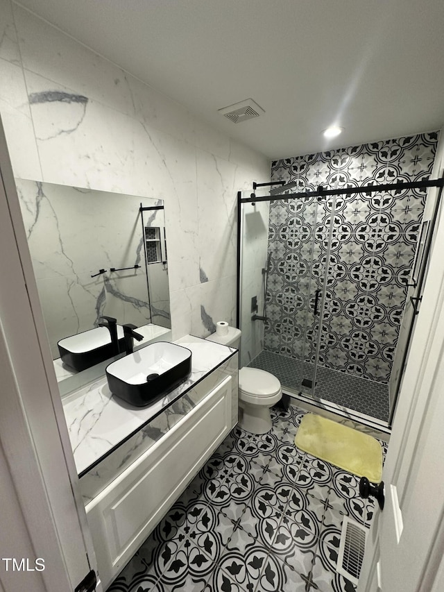 5809 Iris Lake Ct, Raleigh, NC 27604 - full bathroom featuring a shower stall and vanity