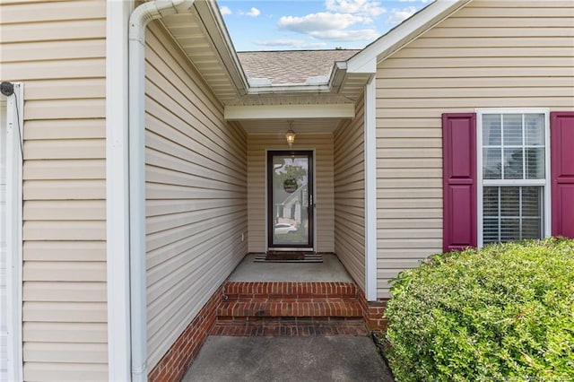 3117 Winesap Rd, Hope Mills, NC 28348 - property entrance with roof with shingles