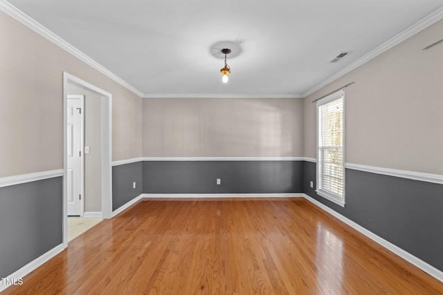 2037 Summer Shire Way, Raleigh, NC 27604 - empty room featuring light wood-style floors and crown molding