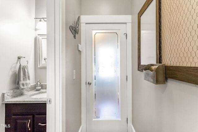 2218 Watersglen Dr, Apex, NC 27502 - hall with a sink