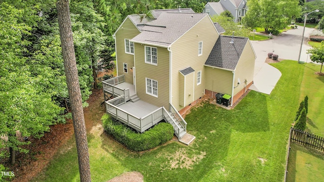 2218 Watersglen Dr, Apex, NC 27502 - view from above of property