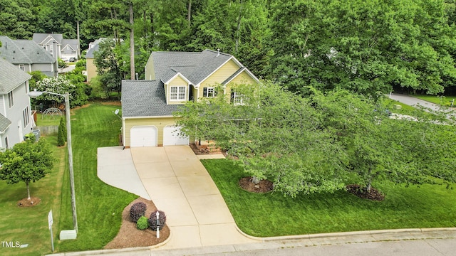 2218 Watersglen Dr, Apex, NC 27502 - aerial view of property and surrounding area