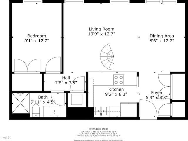 1500 River Mill Dr Unit 310, Wake Forest, NC 27587 - view of property floor plan
