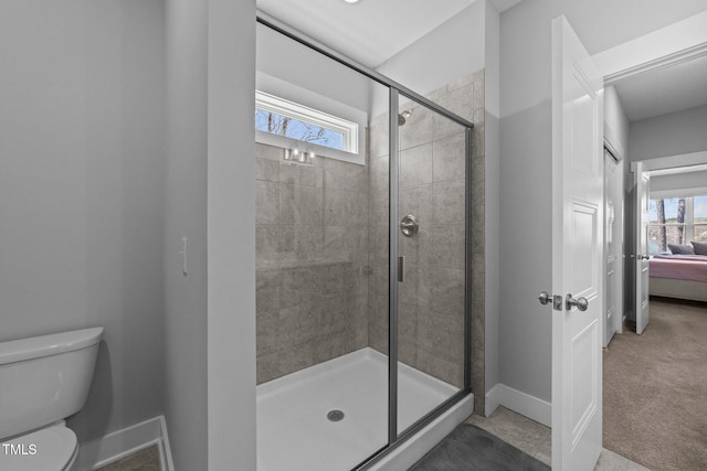 1013 Sagamore Dr, Louisburg, NC 27549 - ensuite bathroom with a stall shower and toilet