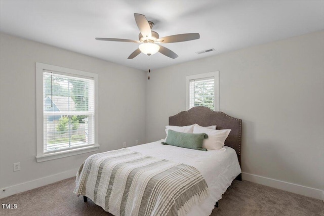 1304 Castlebay Rd, Durham, NC 27703 - bedroom featuring carpet flooring and ceiling fan
