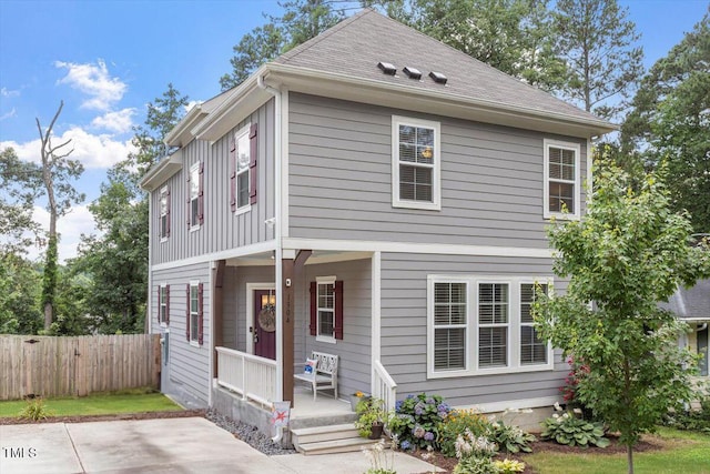 1304 Castlebay Rd, Durham, NC 27703 - view of front of home featuring a porch
