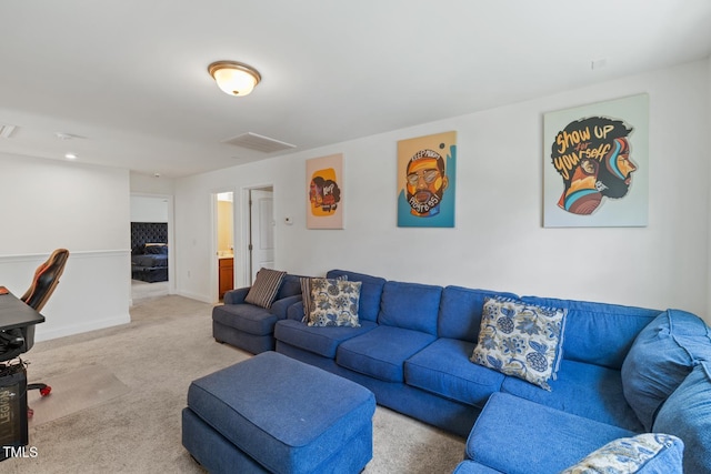 120 Misty Grove Trl, Franklinton, NC 27525 - living room featuring carpet flooring and baseboards