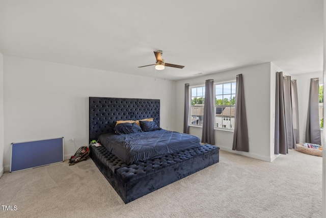 120 Misty Grove Trl, Franklinton, NC 27525 - carpeted bedroom featuring baseboards and a ceiling fan
