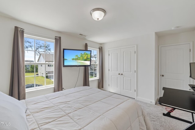 120 Misty Grove Trl, Franklinton, NC 27525 - carpeted bedroom featuring a closet and baseboards
