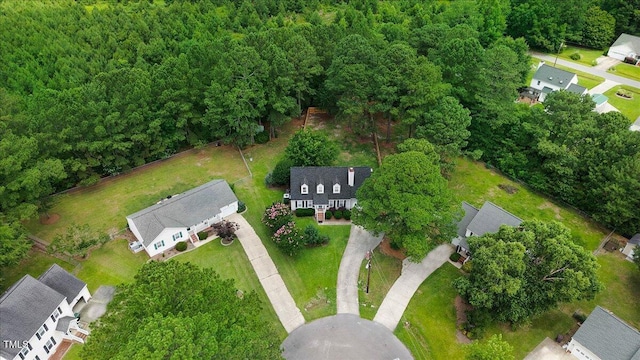 204 Paul Pl, Goldsboro, NC 27534 - bird's eye view of a heavily wooded area