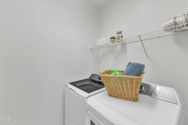 413 Westfalen Dr, Cary, NC 27519 - washroom featuring separate washer and dryer