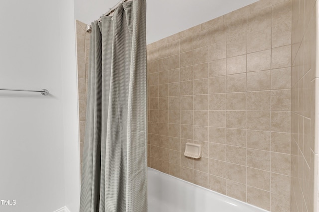413 Westfalen Dr, Cary, NC 27519 - bathroom with shower / bath combination with curtain