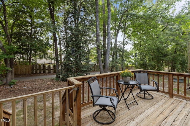 1815 Crystal Downs Ln, Raleigh, NC 27604 - view of wooden deck