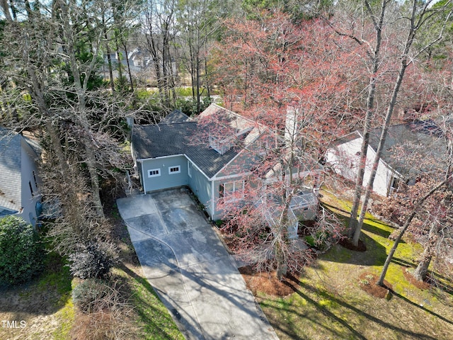 1821 Kelly Glen Dr, Apex, NC 27502 - aerial view of property and surrounding area