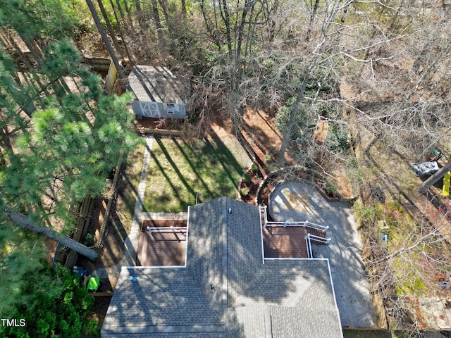 1821 Kelly Glen Dr, Apex, NC 27502 - view from above of property