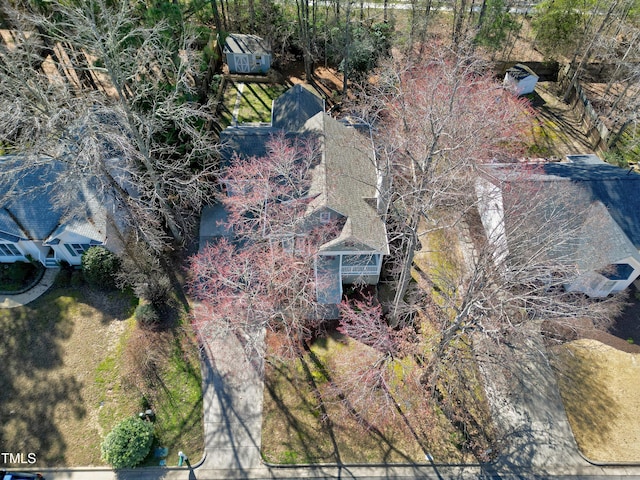 1821 Kelly Glen Dr, Apex, NC 27502 - aerial view of property and surrounding area