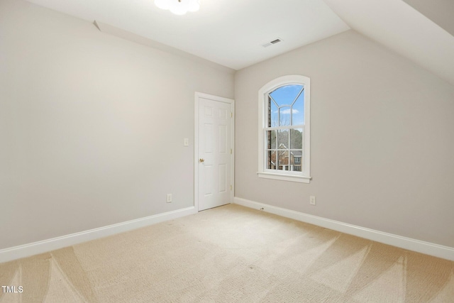 5204 Winter Holly Ct, Raleigh, NC 27606 - additional living space featuring light carpet and lofted ceiling