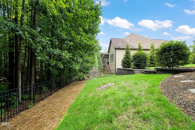 508 Morning Oaks Dr, Holly Springs, NC 27540 - view of yard