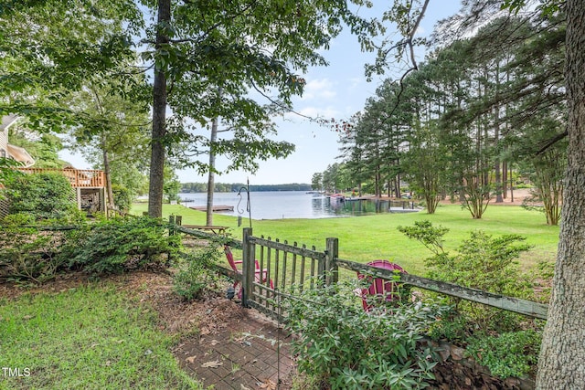 106 Scuppernong Ct, West End, NC 27376 - view of yard featuring a water view