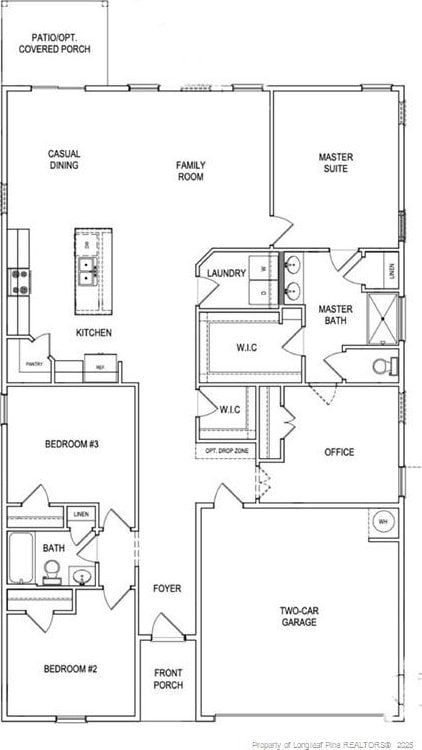 115 Doubletree Ln, Autryville, NC 28318 - view of floor plan / room layout