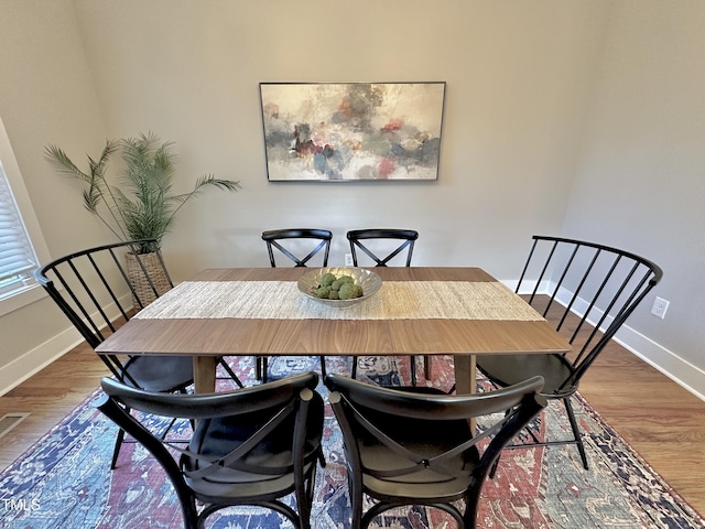 118 Chestnut St, Durham, NC 27707 - dining area with wood finished floors