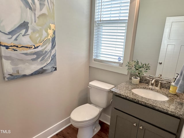 118 Chestnut St, Durham, NC 27707 - bathroom featuring vanity and wood finished floors