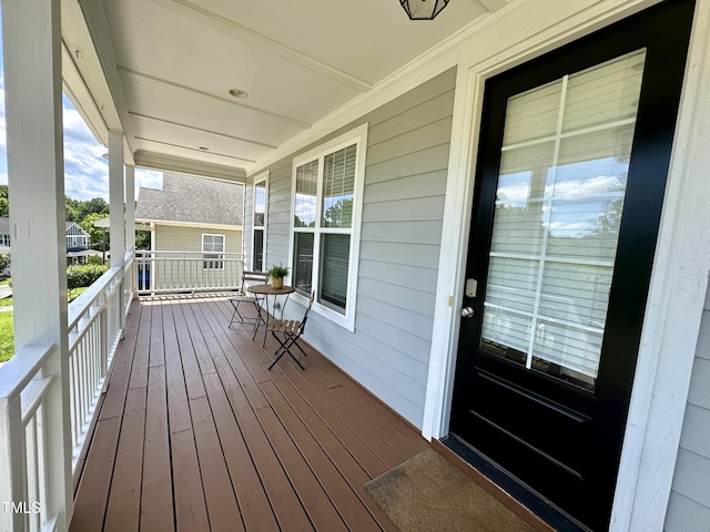 118 Chestnut St, Durham, NC 27707 - view of wooden porch