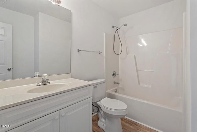 8326 Glenwood Springs Ct, Raleigh, NC 27616 - full bath with tub / shower combination, wood finished floors, and vanity